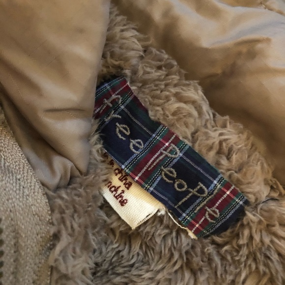 NWT Free People puffer plaid fur boho vest jacket - Picture 3 of 4